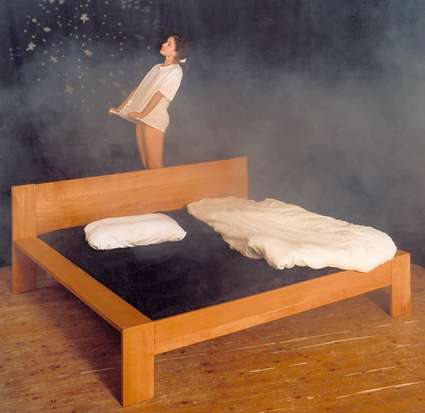 Massivholzmöbel Bett
