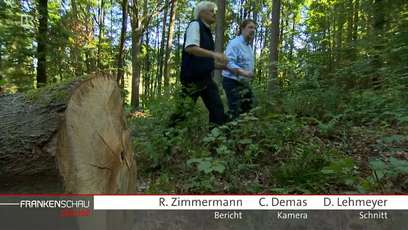 Das Bayerische Fernsehen hatte eine Sendung über unsere regionale Waldschöpfungskette 